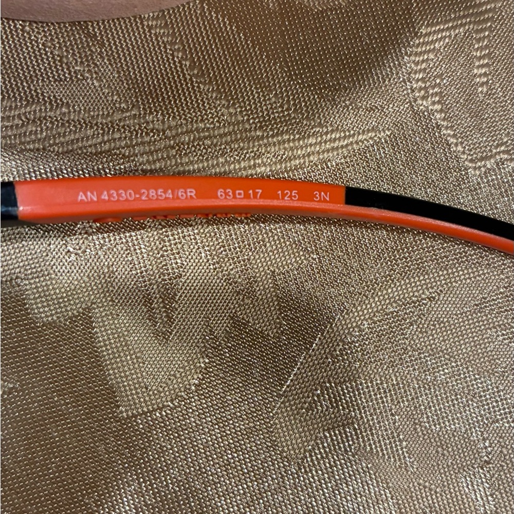 Arnette Sunglasses with Black Frame and Orange Temples - Picture 6 of 8